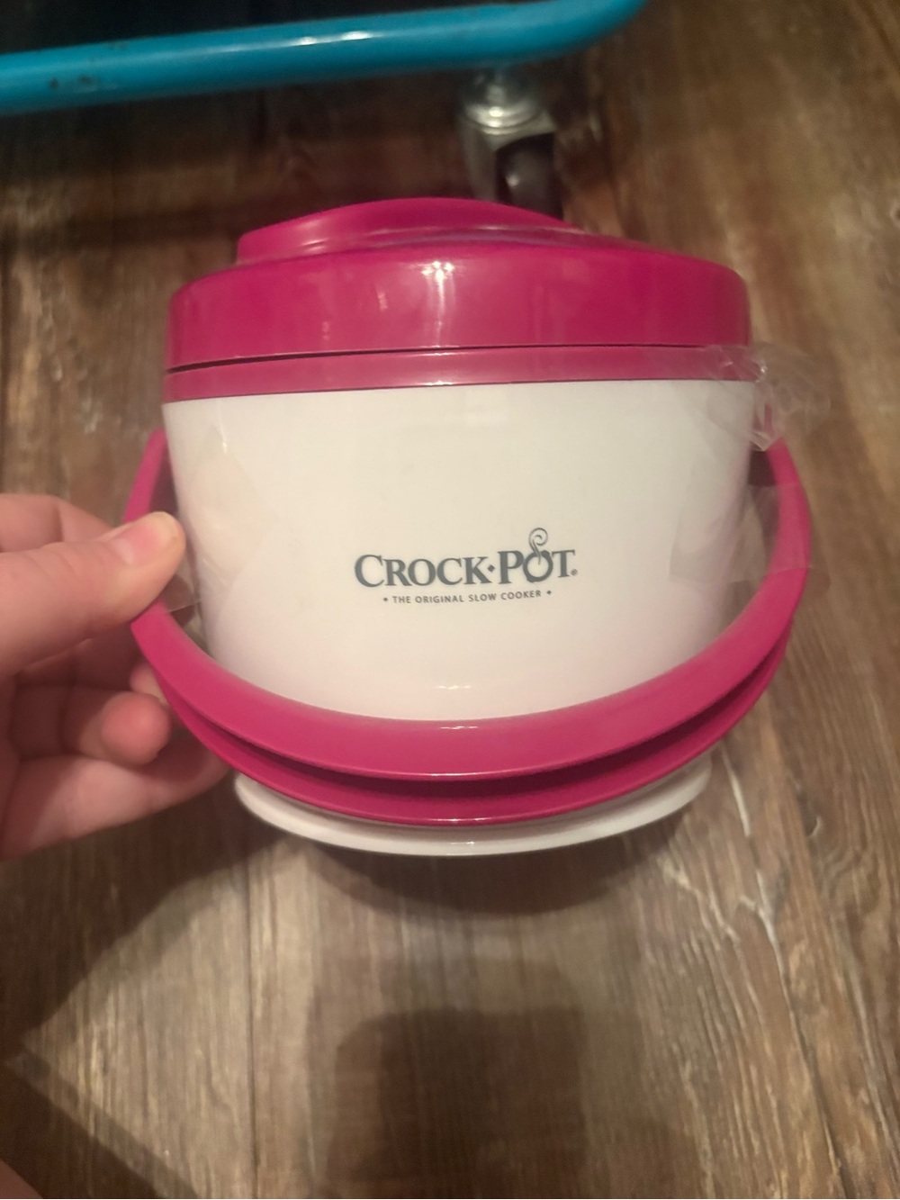 Crock-Pot Lunch Crock Pink & White Portable Slow Cooker